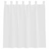 vidaXL Voile gardiner med &ouml;glor 2 st vit 140x140 cm