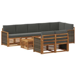 vidaXL Soffgrupper Massivt Akaciatr&auml;