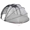 vidaXL Poolt&auml;lt Dome Transparent 538 x 440 x 204 cm PVC