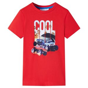 T-shirt f&ouml;r barn r&ouml;d 104