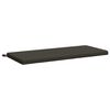 vidaXL B&auml;nk kudde SOEST 100% Polyester Antracit 120 x 50 x 5 cm