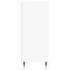 vidaXL Högskåp vit 57x35x90 cm konstruerat trä