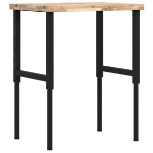 vidaXL Arbetsb&auml;nk 80x60x(73-99,5) cm massiv akacia rektangul&auml;r