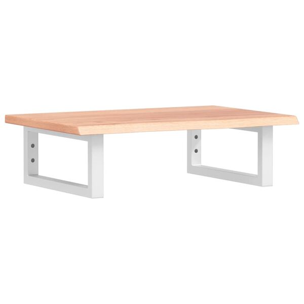 vidaXL V&auml;ggmonterad handfatshylla st&aring;l och massiv ek