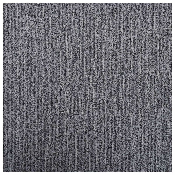 vidaXL Golvplankor 55 pcs Gr&aring; 5,11 m&sup2; PVC