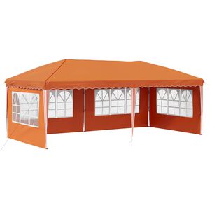 vidaXL Pop-up Partyt&auml;lt 575 x 289 x 245 cm Orange