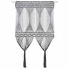 vidaXL Gardin makram&eacute; antracit 140x240 cm bomull