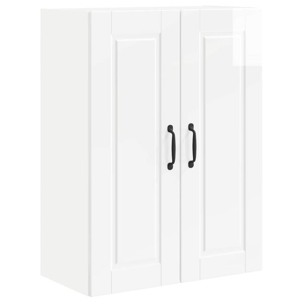 vidaXL K&ouml;kssk&aring;p H&ouml;gblanka vita 60 x 31 x 80 cm Konstruerat tr&auml;