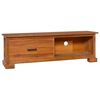 vidaXL TV-b&auml;nk 112x30x37 cm massiv teak