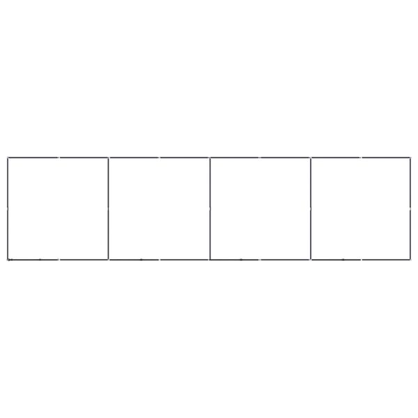 vidaXL Hundg&aring;rd f&ouml;r utomhusbruk st&aring;l 14,75 m&sup2;