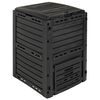vidaXL Tr&auml;dg&aring;rdskompost Svart 59,5 x 60 x 81,5 cm 280 l 100% PP