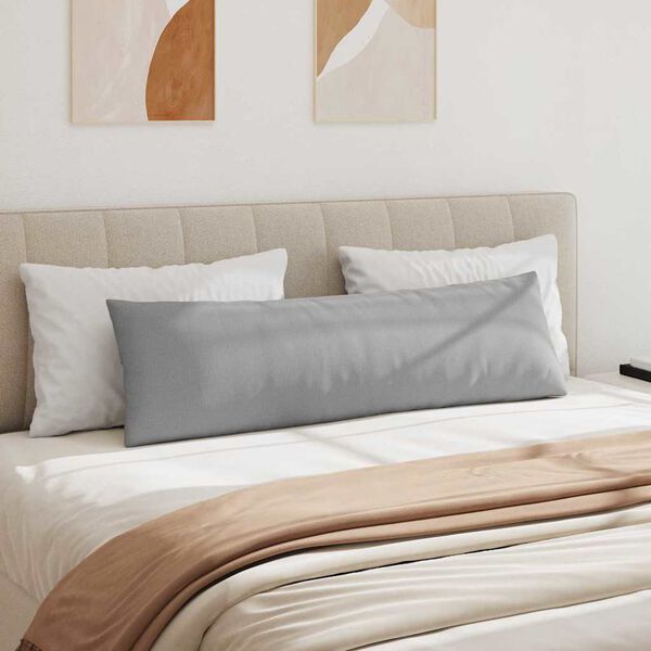 vidaXL Sofakuddar 2 pcs Moln Gr&aring; 145 x 40 cm tyg