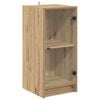 vidaXL Sideboard artisan ek 35 x 37 x 76 cm Konstruerat tr&auml;
