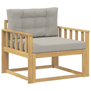 vidaXL Utomhus Mellansoffa Polyester Vit