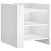 vidaXL S&auml;ngbord vit 45x50x50 cm konstruerat tr&auml;