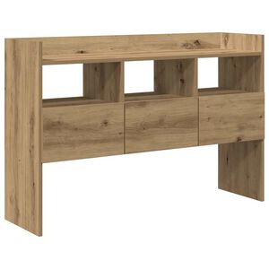 vidaXL Sk&auml;nk artisan ek 105x30x70 cm konstruerat tr&auml;
