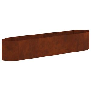 vidaXL H&ouml;jd Tr&auml;dg&aring;rdsb&auml;dd V&auml;derbest&auml;ndig st&aring;l 220 x 40 x 40 cm St&aring;l