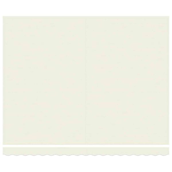 vidaXL Markis inf&auml;llbar gr&auml;ddvit 4x3 m tyg&aluminium