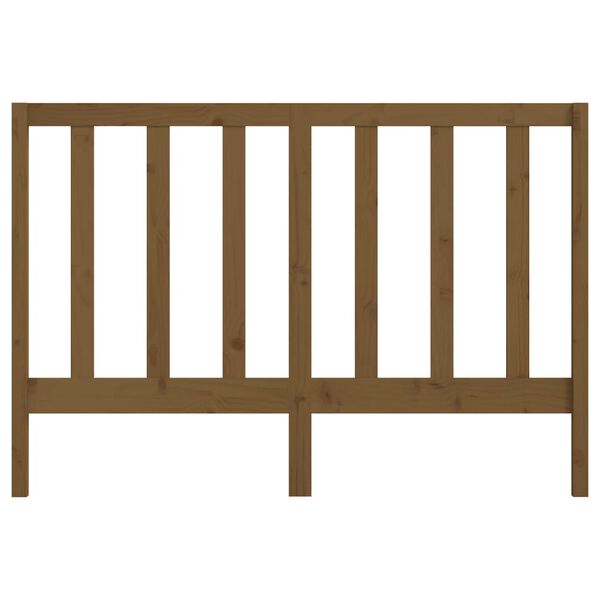 vidaXL S&auml;nggavel honungsbrun 166x4x100 cm massiv furu