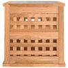 vidaXL S&auml;ngbord 2 st 34x34x34 cm massivt valn&ouml;tstr&auml;