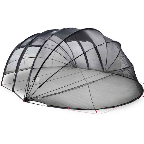 vidaXL Poolt&auml;lt Dome Transparent 640 x 432 x 205 cm
