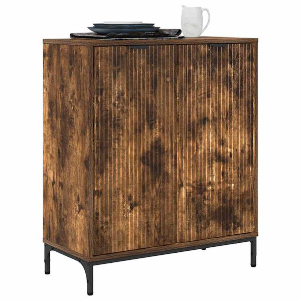 vidaXL Sideboard R&ouml;kt ek 69,5 x 33 x 82 cm Konstruerat tr&auml;