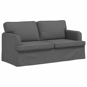 vidaXL Soffa M&ouml;rkgr&aring; 162 x 80 x 85 cm tyg