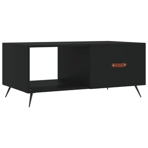 vidaXL Soffbord svart 90x50x40 cm konstruerat tr&auml;