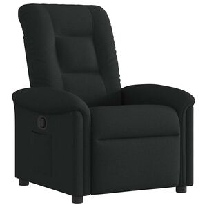 vidaXL Reclinerf&aring;t&ouml;lj svart tyg