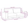 vidaXL Soffgrupp med dynor 2 delar Vinr&ouml;d tyg