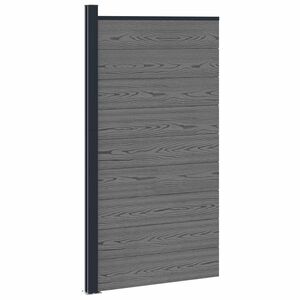 vidaXL St&auml;ngselpanel 95 x 186 cm WPC och aluminium Gr&aring;