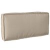 vidaXL Kudde Taupe 80 x 40 x 12 cm Oxford Tyg