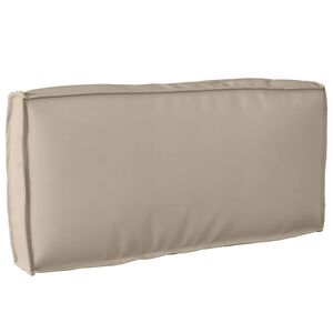 vidaXL Kudde Taupe 80 x 40 x 12 cm Oxford Tyg