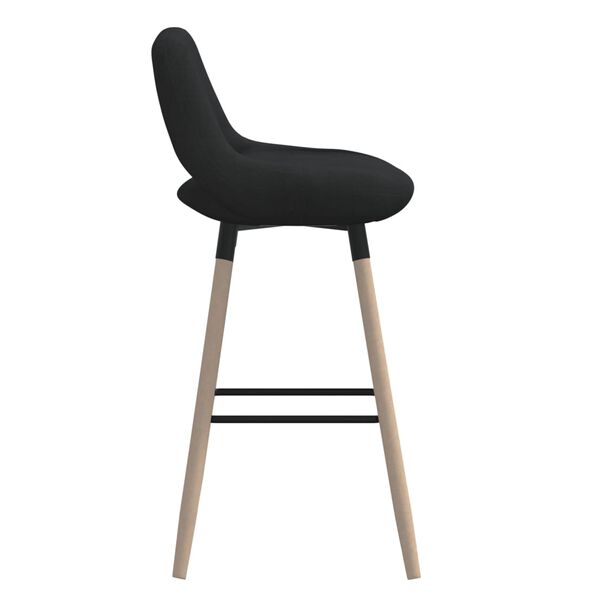 vidaXL Barstol svart tyg