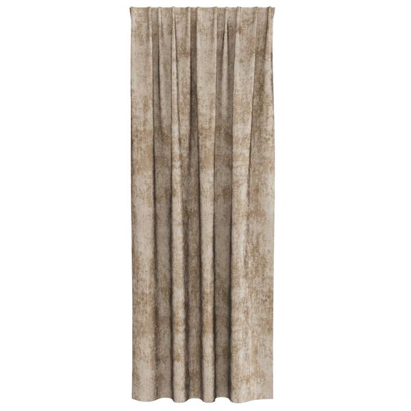 vidaXL Sammetsgardiner 2 pcs champagne 245 x 140 cm Sammet