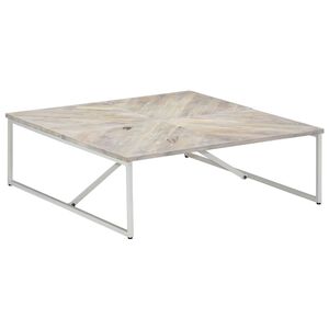 vidaXL Soffbord 110x110x36 cm massivt mangotr&auml;