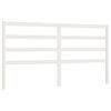 vidaXL S&auml;nggavel vit 206x4x100 cm massiv furu