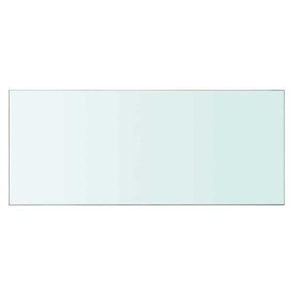 vidaXL Hyllplan glas genomskinlig 70x30 cm
