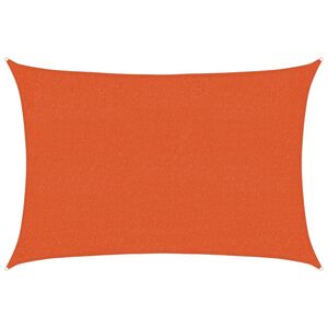 vidaXL Solsegel 160 g/m&sup2; orange 2x2,5 m HDPE