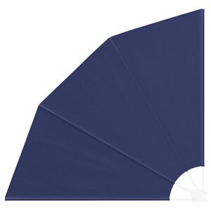 vidaXL Balkongsk&auml;rm 140 x 140 cm Polyester M&ouml;rkbl&aring;