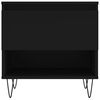 vidaXL Soffbord 2 st svart 50x46x50 cm konstruerat tr&auml;