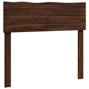 vidaXL S&auml;nggavel med levande kant ROSTOCK M&ouml;rkbrun 90 cm