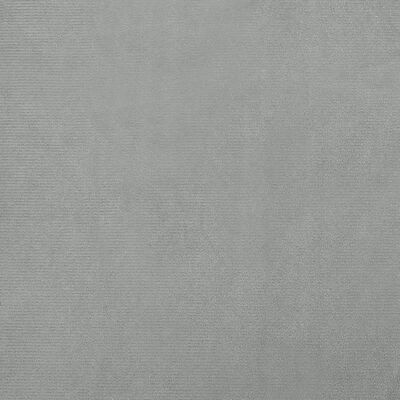 vidaXL Barnsoffa ljusgrå 70x45x33 cm sammet