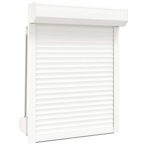 vidaXL Rulljalusi Vit 70 x 100 cm Aluminium och polyuretan