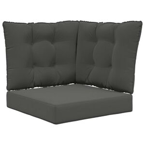 vidaXL Utomhus Soffa Kudde Polyester Antracit 50,5 x 50,5 cm