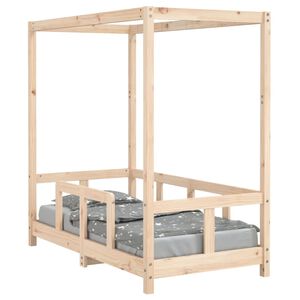 vidaXL S&auml;ngram f&ouml;r barns&auml;ng 70x140 cm massiv furu