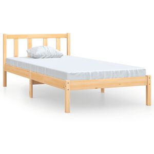 vidaXL S&auml;ngram massiv furu 90x190 cm