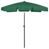 vidaXL Strandparasoll gr&ouml;n 180x120 cm
