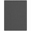 vidaXL D&ouml;rrmatta Svart 80 x 120 cm Polypropylen