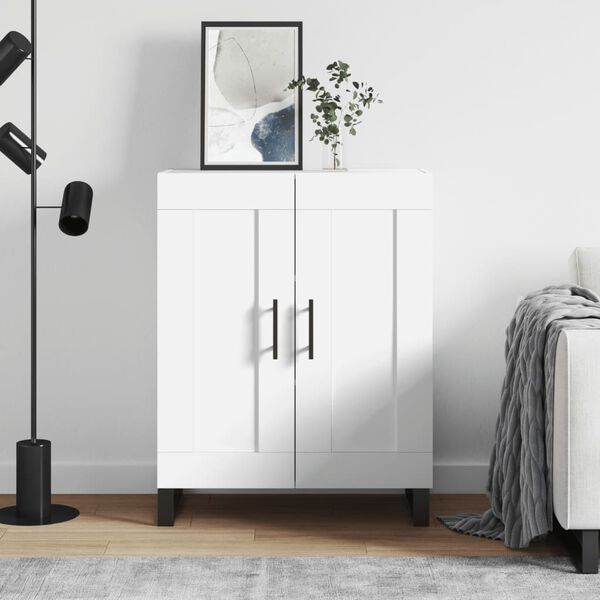 vidaXL Sk&aring;p vit 69,5x34x90 cm konstruerat tr&auml;